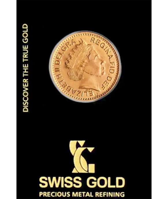 جنيه ذهب اليزابيث من Swiss Gold يتم